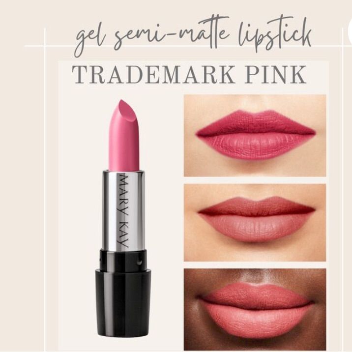 Gel Semi-Matte Lipstick -Trademark Pink