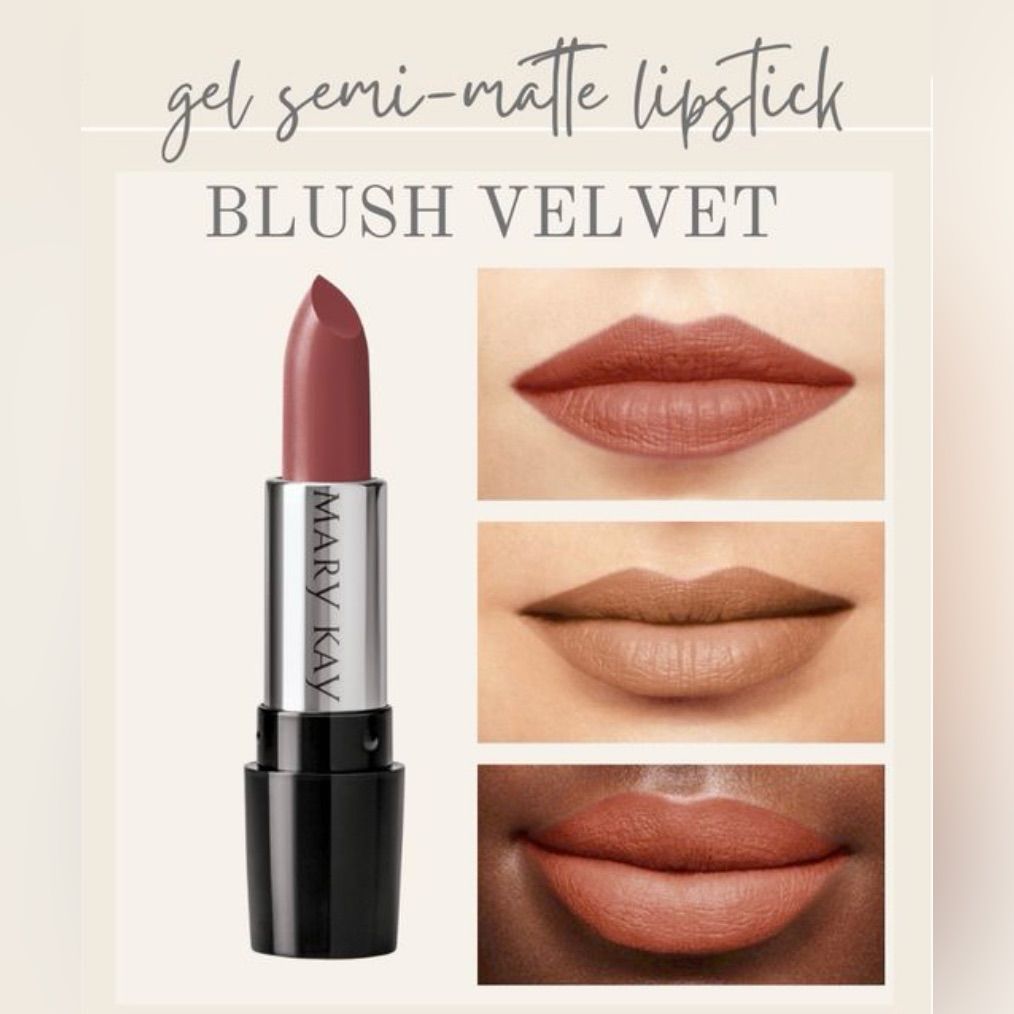 Gel Semi-Matte Lipstick - Blush Velvet Semi-matte