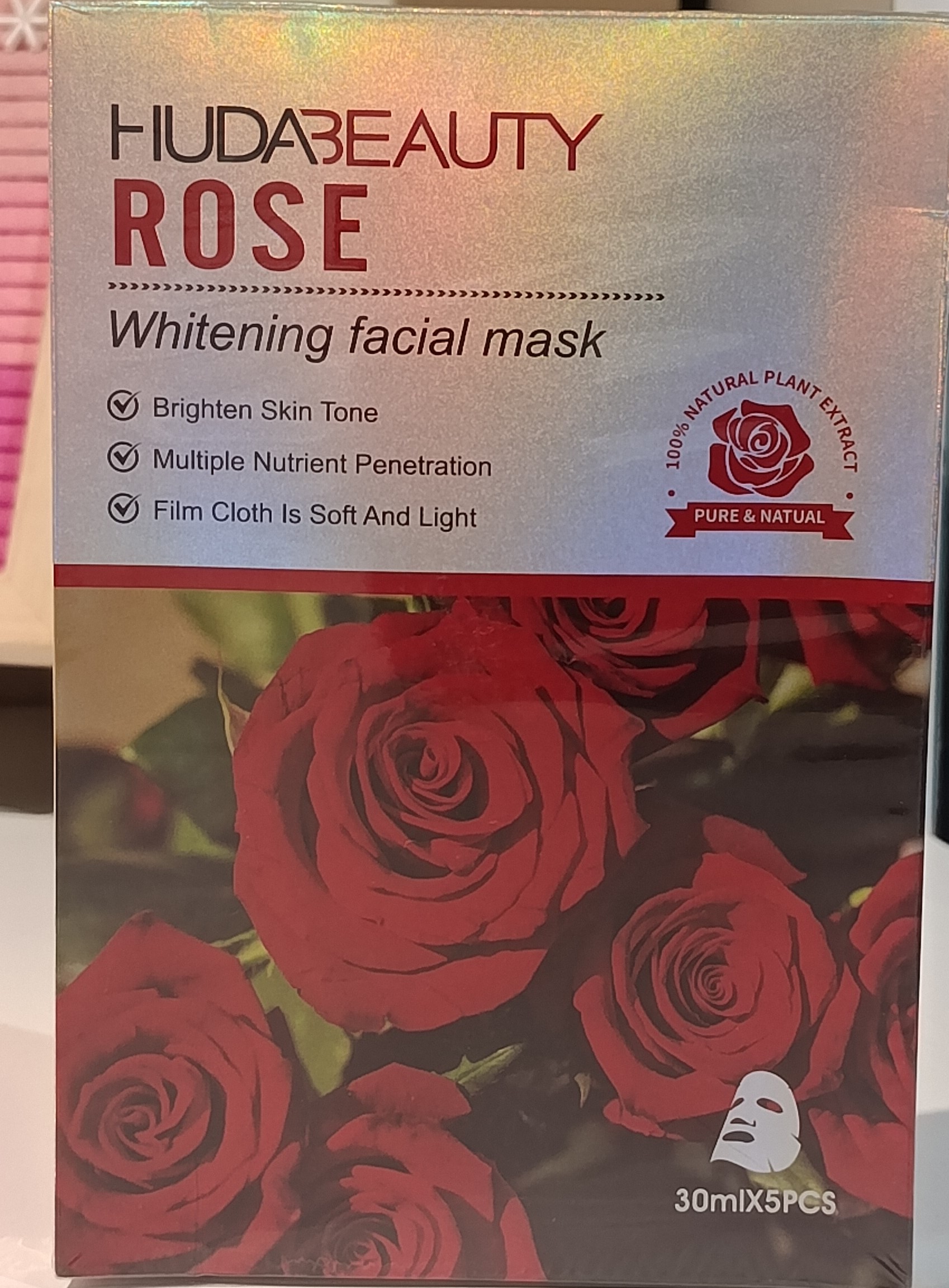 ROSE WHITENING FACIAL MASK