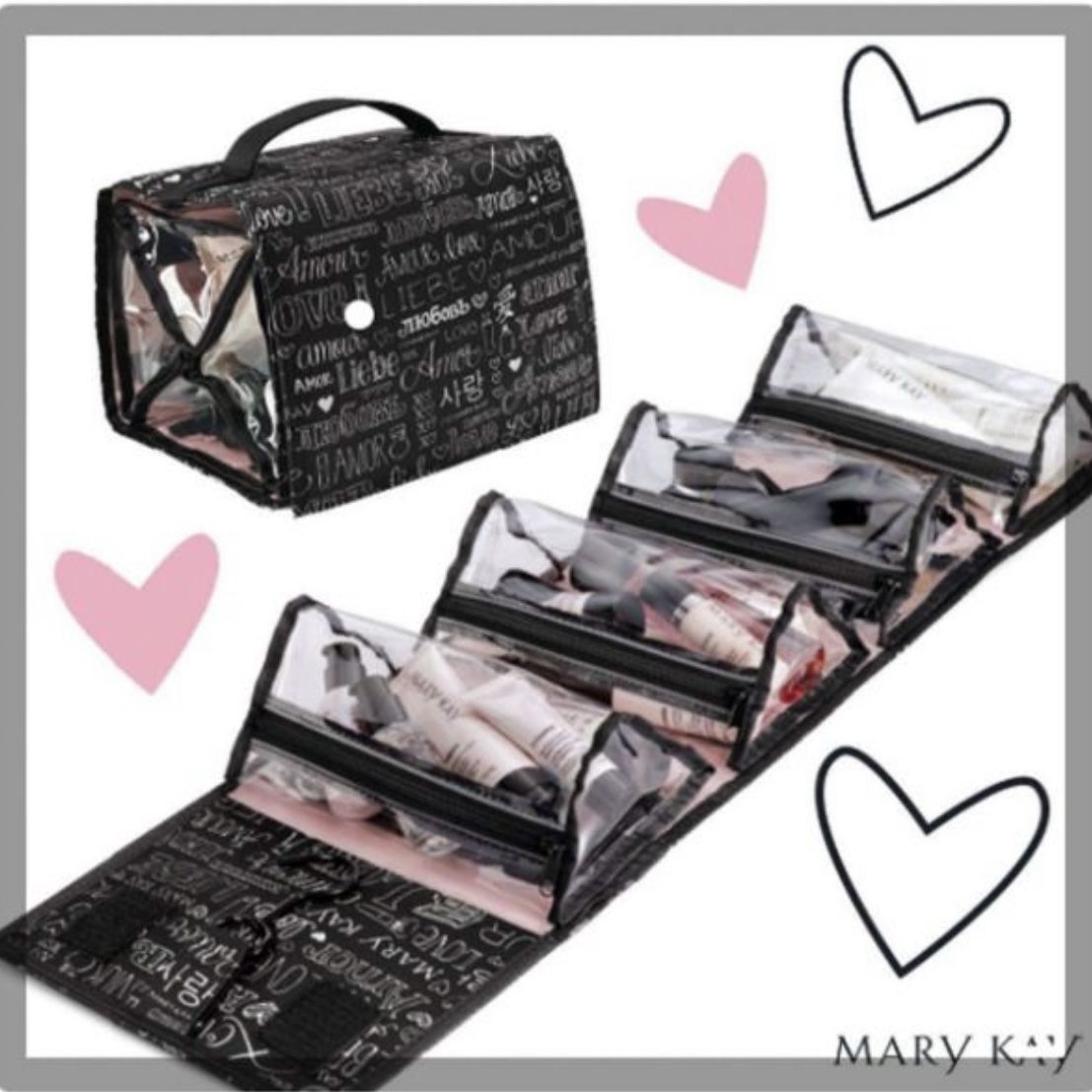 Mary Kay® Travel Roll-Up Bag, (unfilled)