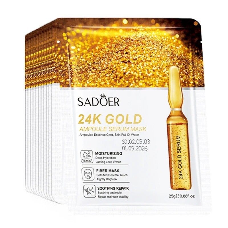 SADOER 24K Gold Ampoule Serum Sheet Mask