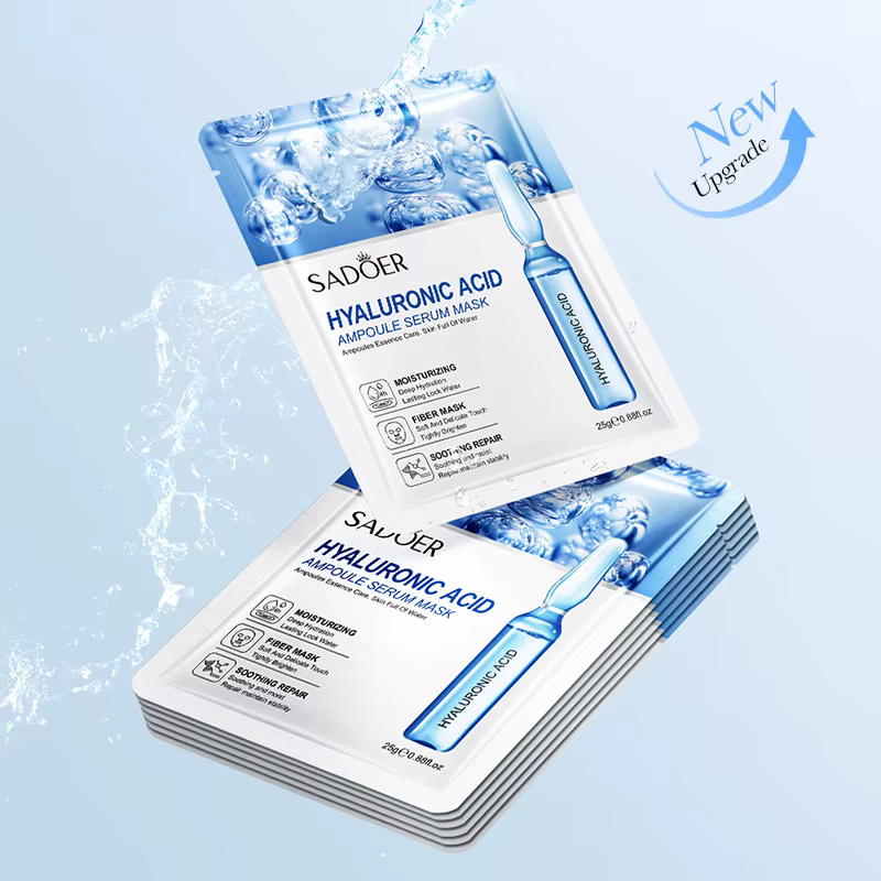 Hyaluronic Acid Ampoule Serum Facial Mask
